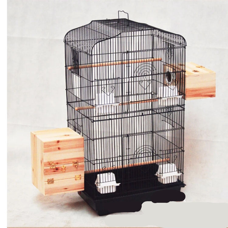 Cage de perroquet d'oiseau pour animaux de compagnie portatif