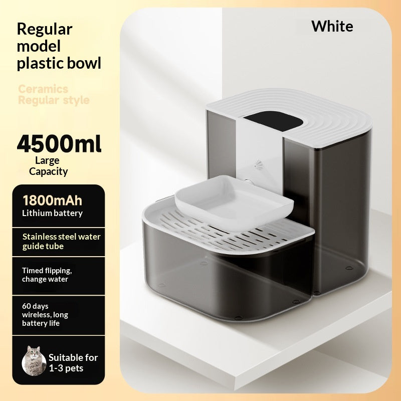 Fontaine d'eau pour animaux de compagnie thermostatique avec fonction d'inclinaison automatique Fl