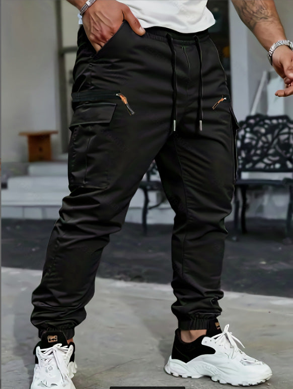 Pantalons d'utilité polyvalents pour hommes en position libre