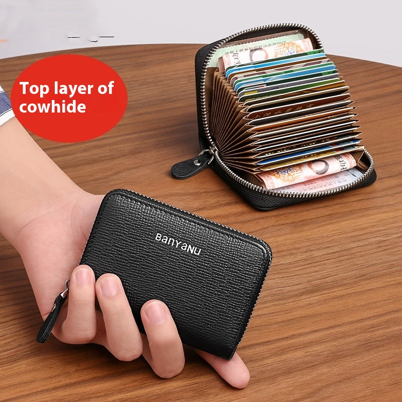 Porte-cartes Guangzhou Banyanu en cuir femme