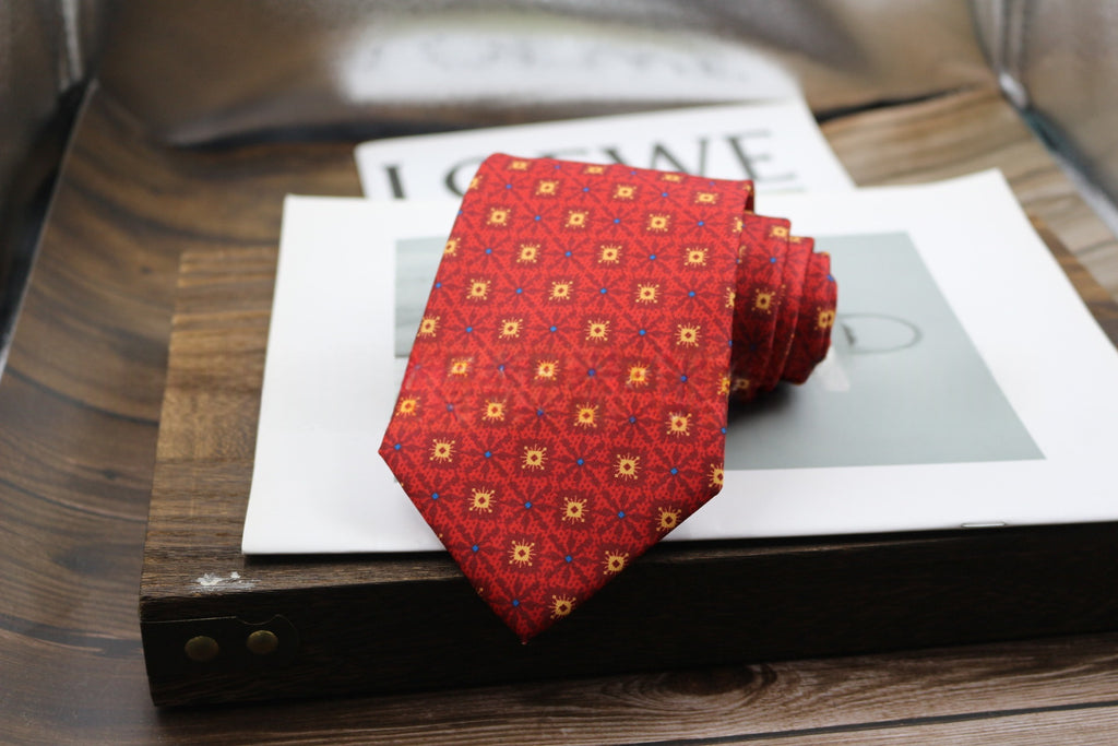 9cm Tie formelle d'affaires large largeur