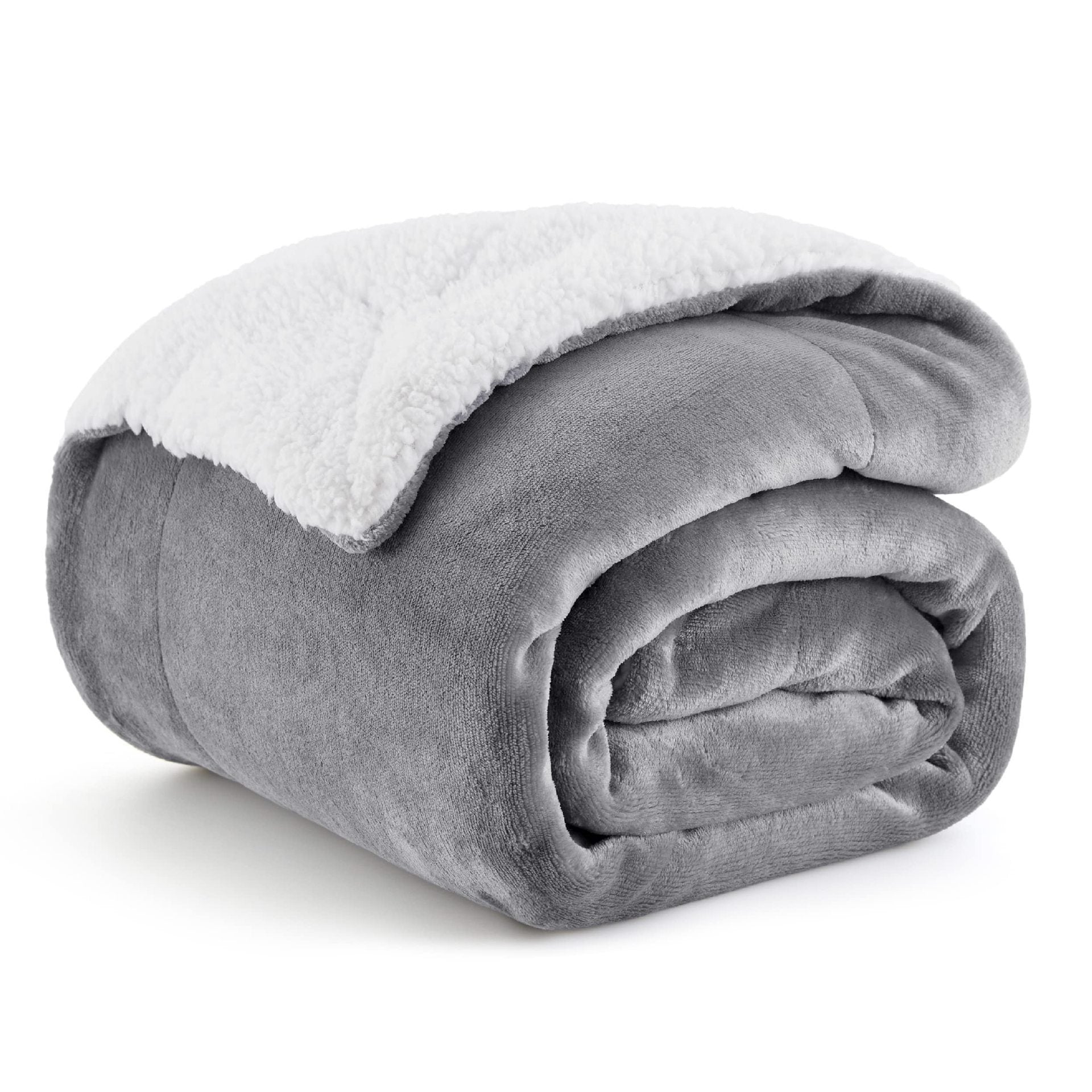 Couverture grand lit en peluche double face