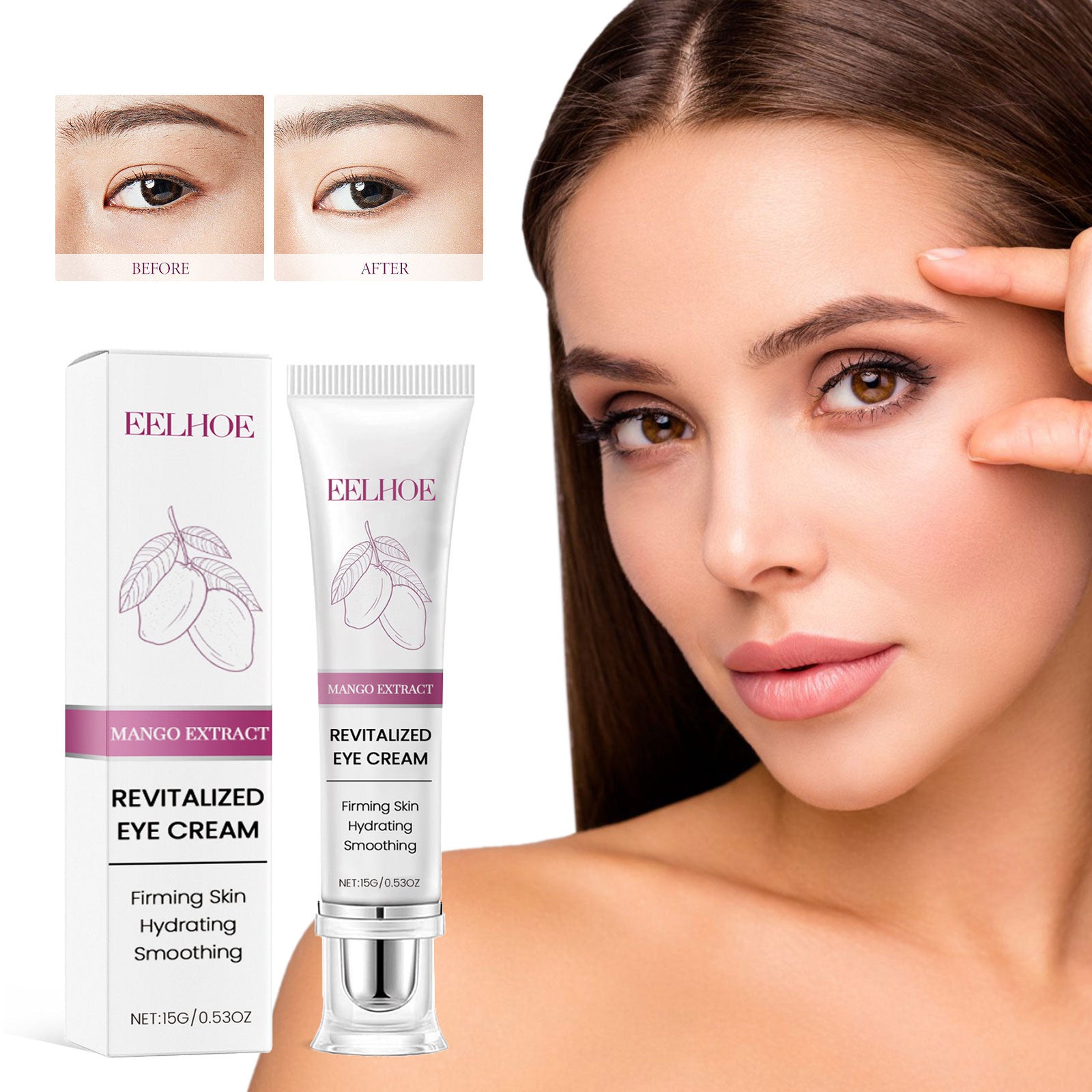 Mango Eye Cream Fading Wrinkle Fishtail Pattern