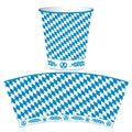 Ensemble de 20 coupes en papier du Festival de la bière - Coupes traditionnelles Oktoberfest pour les fêtes et célébrer