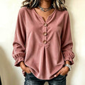 Blouse Corduroy à manches longues pour femmes