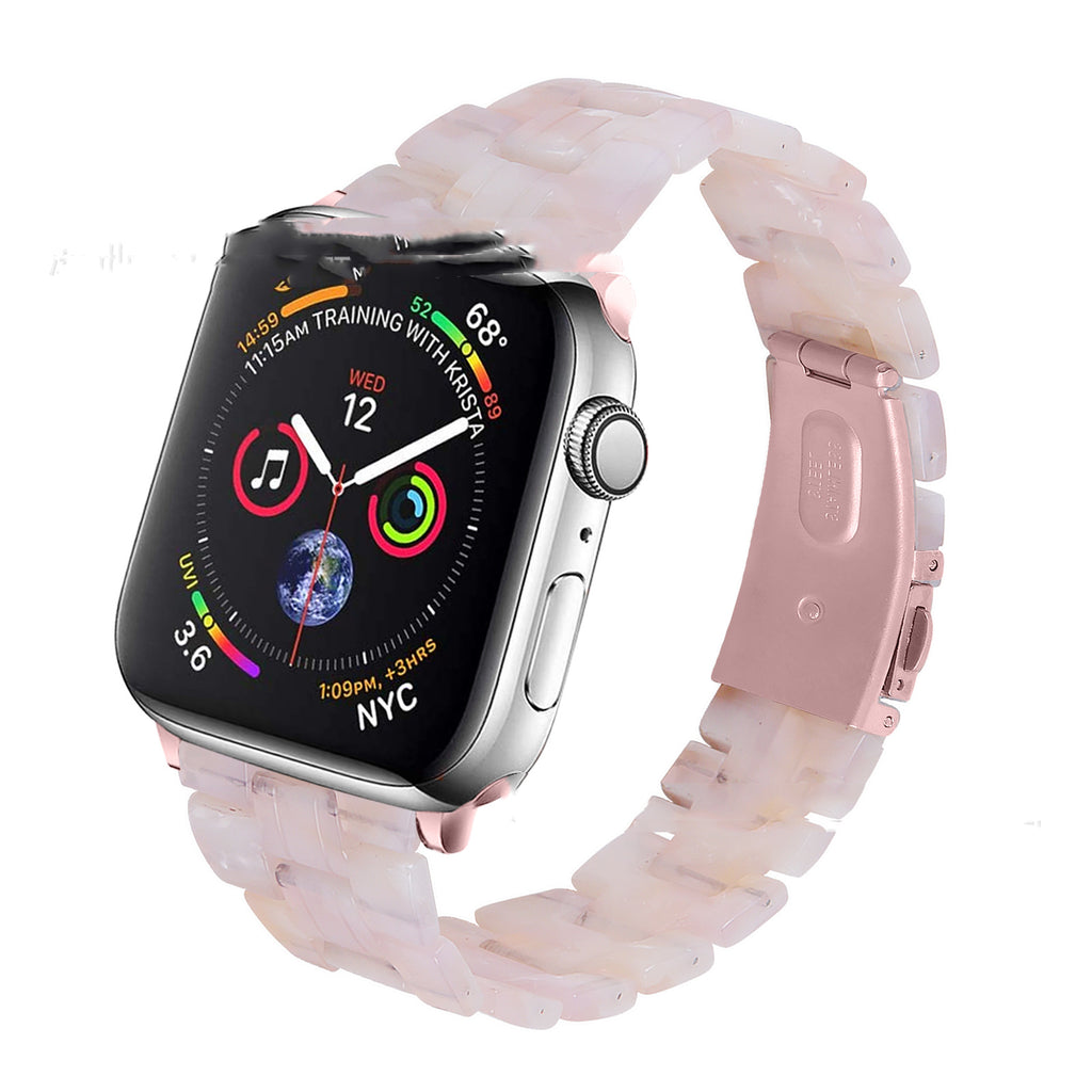 Smart Slim Resin trois perles en acier inoxydable montre