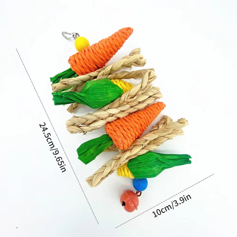 Jouet pour perroquet Perchoir Escalade Équipement de jeu Cage Accessoires Bird Bite Toy for Parake
