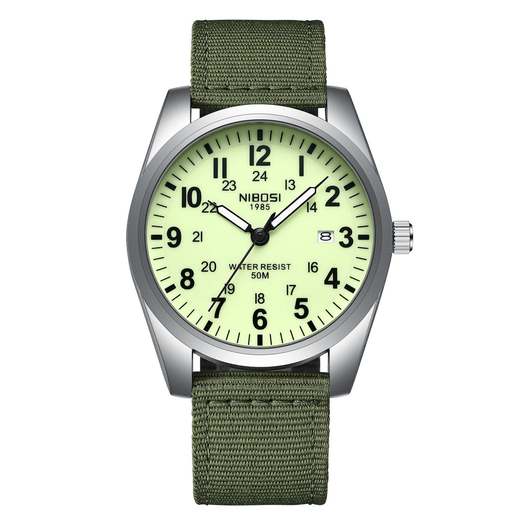 Bracelet de montre en nylon léger Montre homme