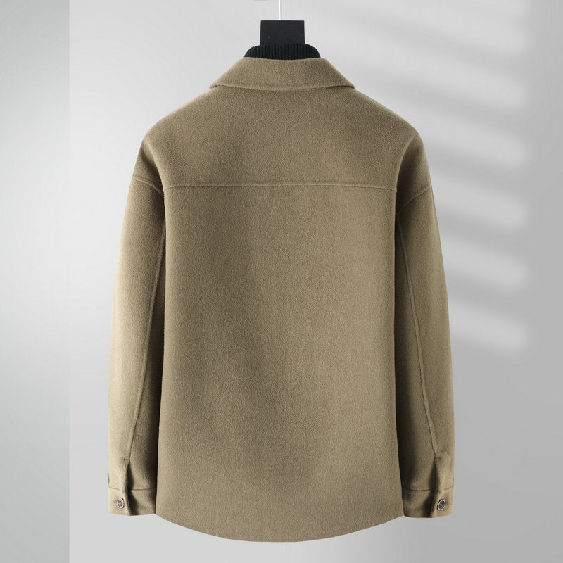 Manteau de tranchée Chemise de style laine Surpoilnon cashmere