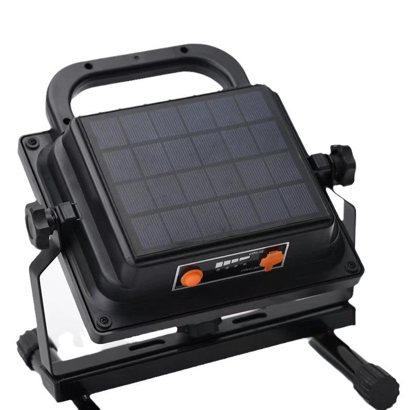 Solar-Powered LED Emergency Floodlight