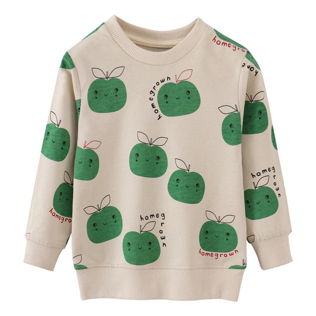 Jumping Meters Arrivée Sweatshirts de dessin animé pour garçons filles Cl