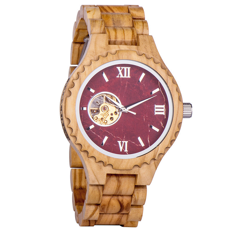 Hommes et femmes Minimalist Montres en bois