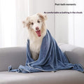 Serviette de bain pour animaux de compagnie