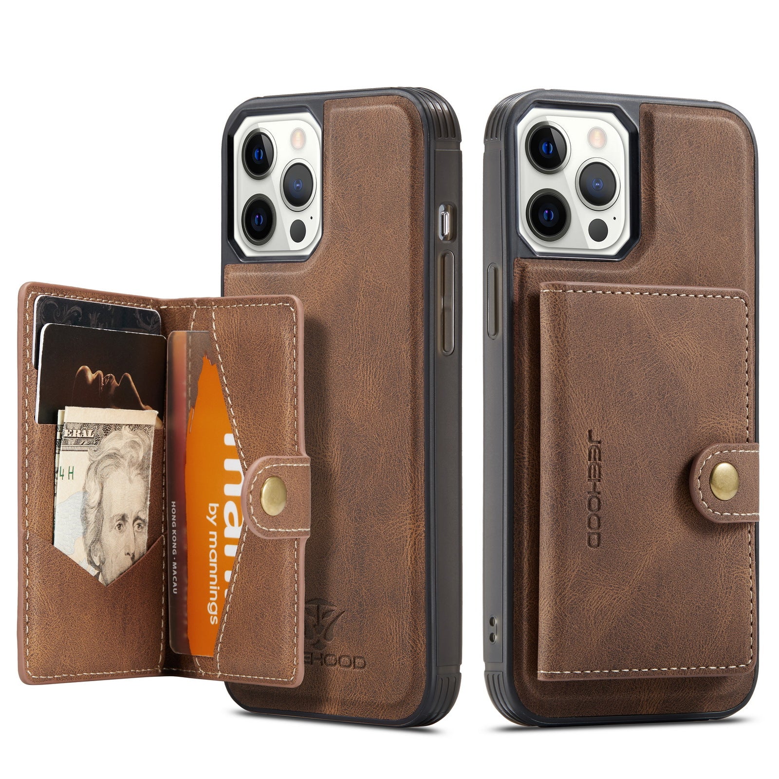 Rétro Split de téléphone magnétique Flip couverture arrière