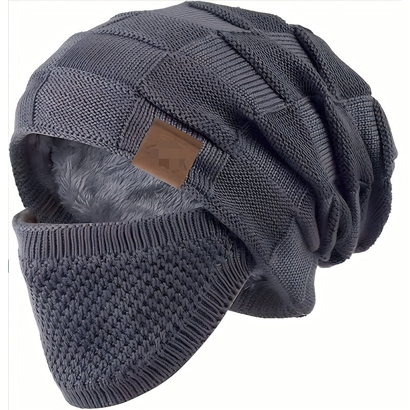 Chapeau de pull chaud tendance européen et américain avec un motif plat classique