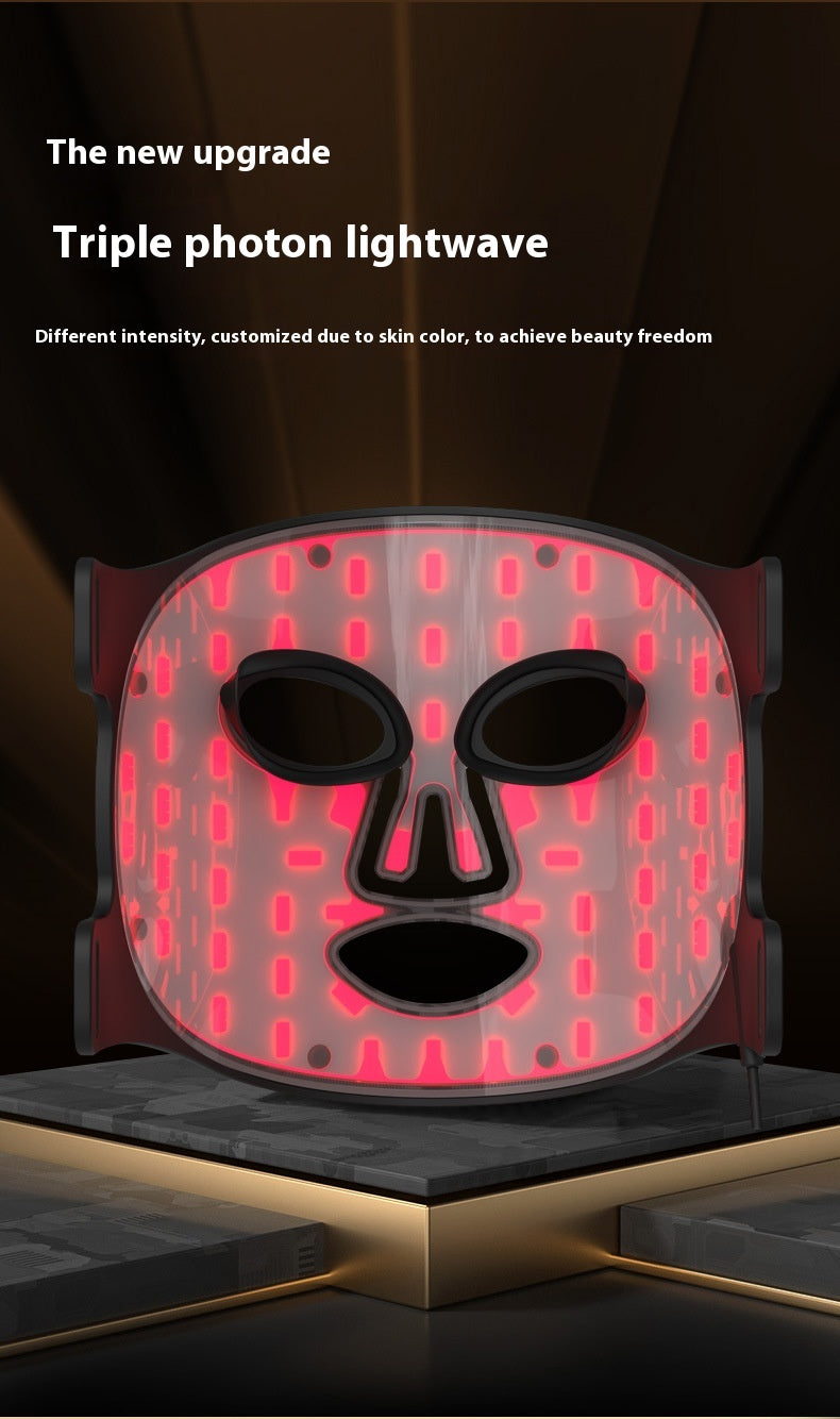 Modèle français Silicone Photon Masque Instrument LED lampe