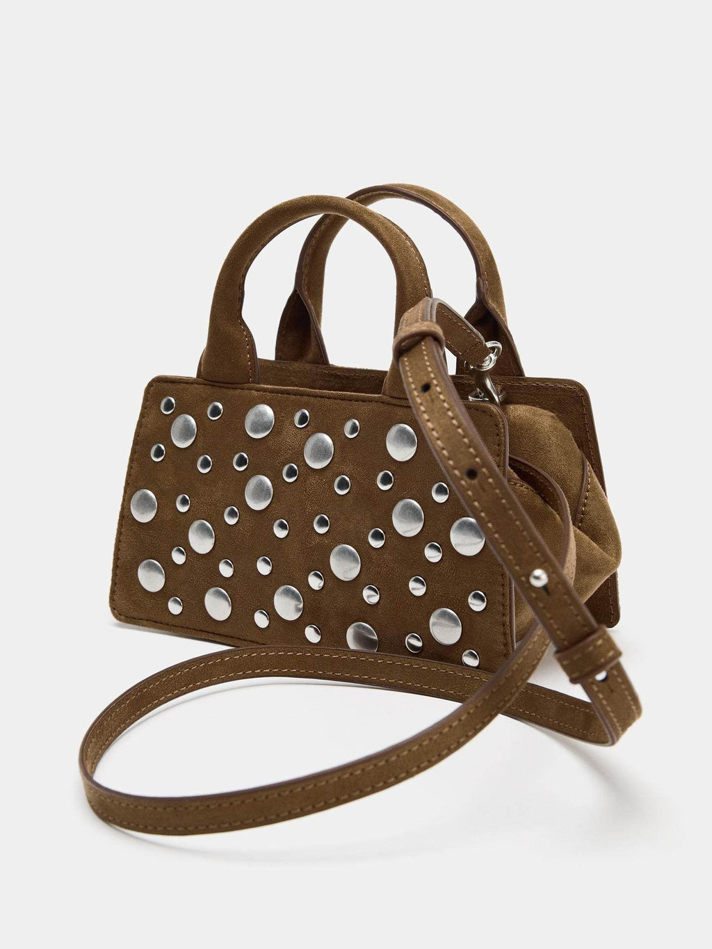 Sac à main de navette à rivet mode dans un style punk