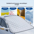 Couverture de neige pour pare-brise avant épaissé antigel Protection contre la neige et le gel