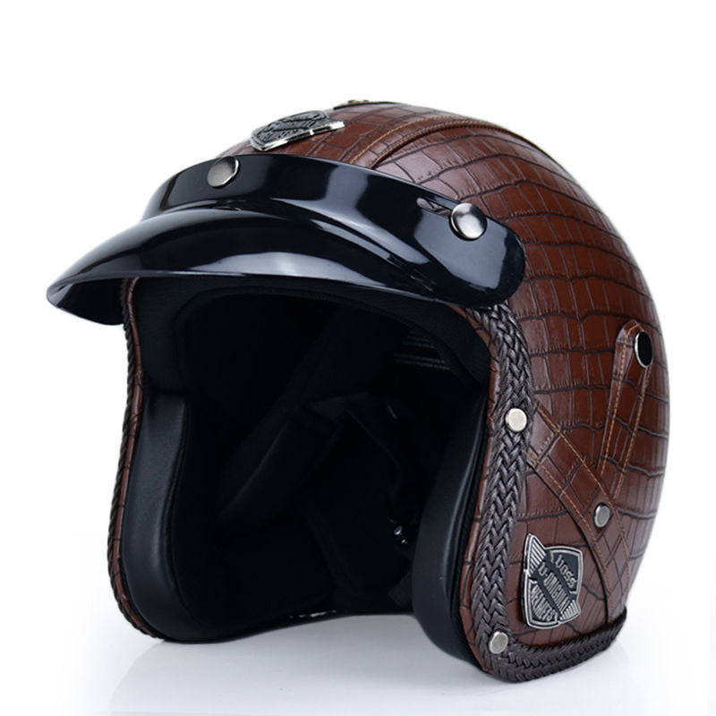 Retro Moto Casque Homme Moto