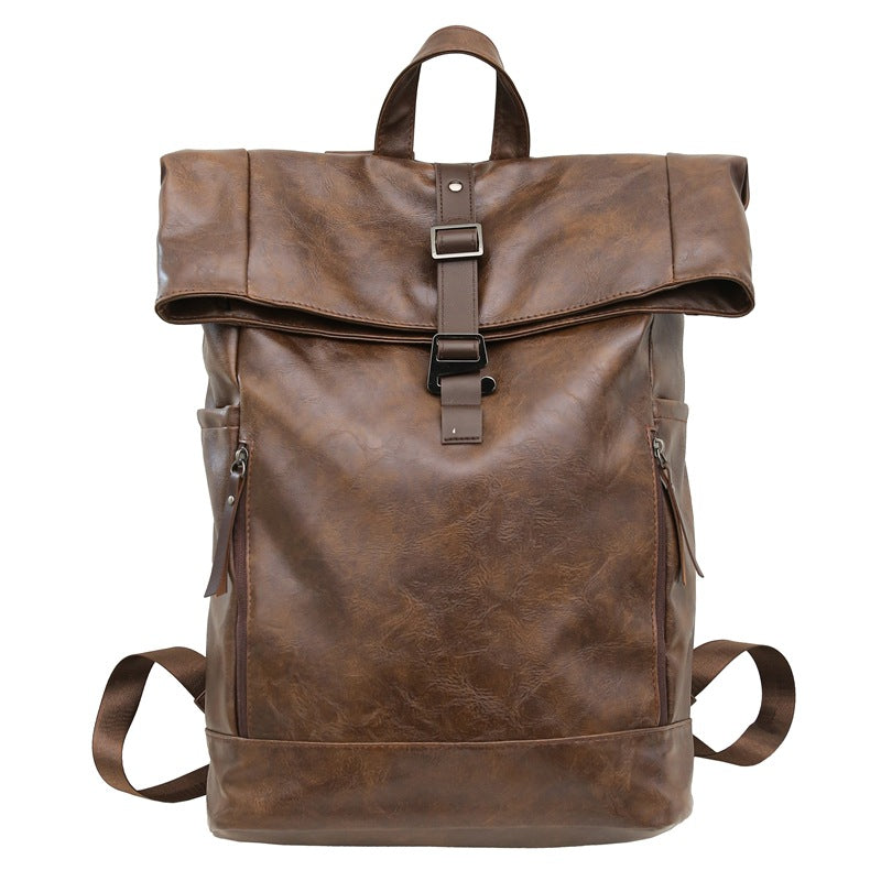 Sac à dos pour hommes Sac à dos pour ordinateur grande capacité Etanche Solide Couleur Voyage pour femmes