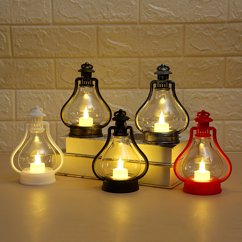 Led bougie électronique pour enfants lampe de nuit portable rétro Script tuant Kerosene lampe P