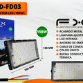 Led Courtyard Projecteur 150w127v6500k avec câble de connexion