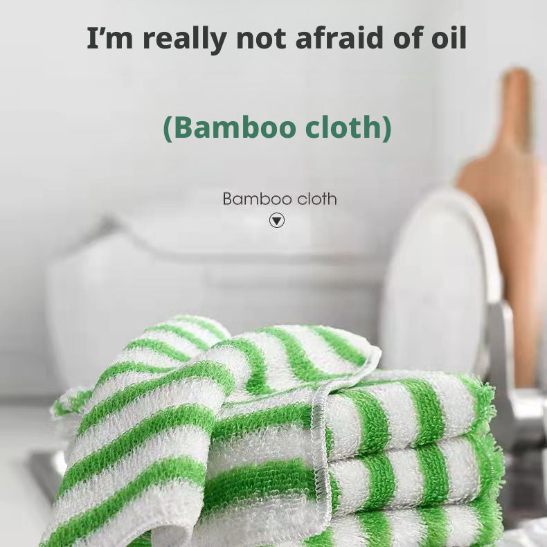 Bamboo fibre chiffon-Green-1 pack