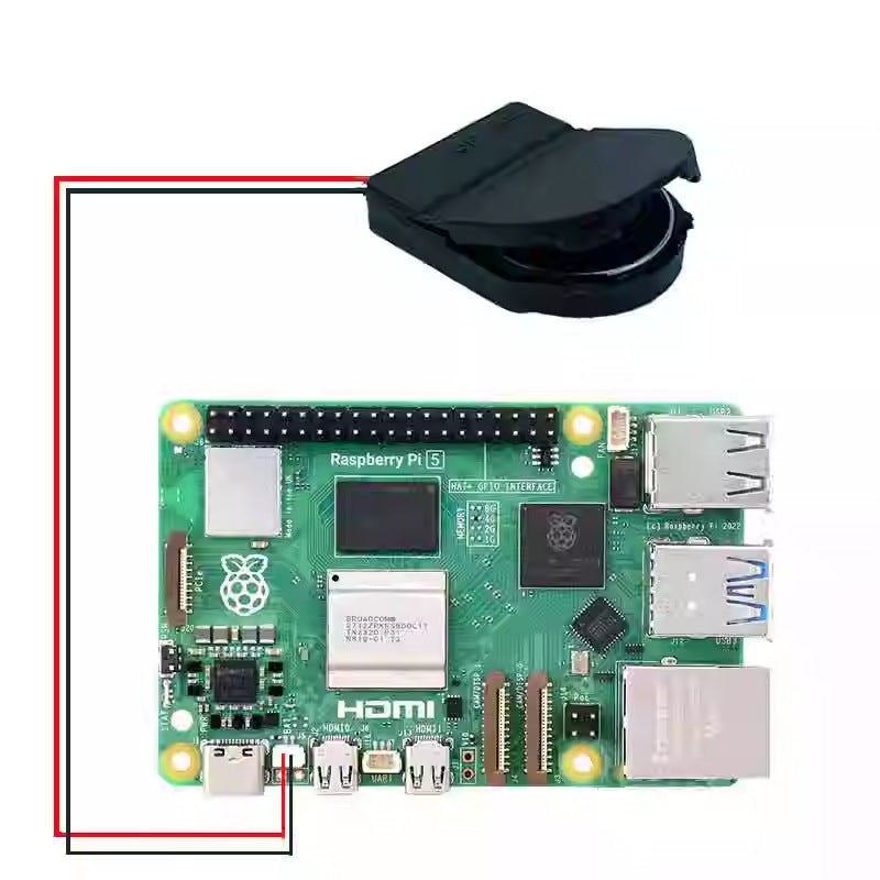 Module Raspberry Pi 5 génération d'horloge batterie rechargeable