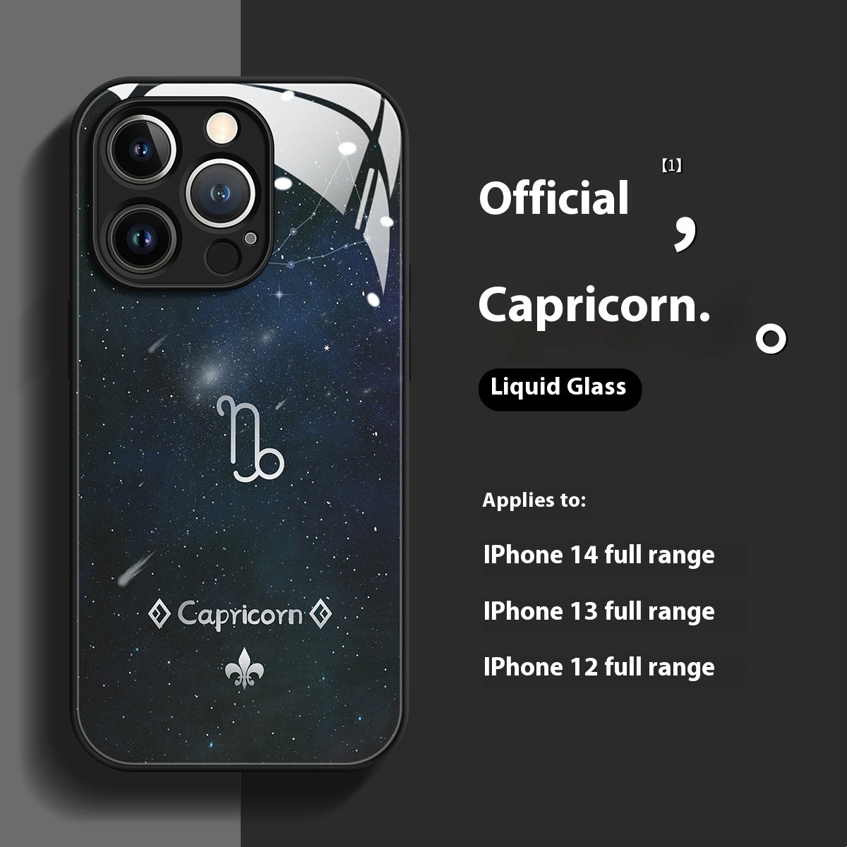 Constellation Symbole boîtier de téléphone verre liquide