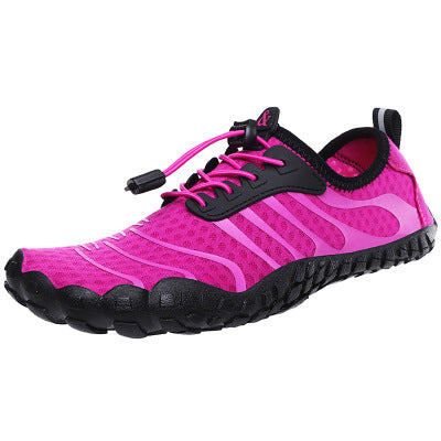Belles chaussures en amont chaussures hommes wading de plein air chaussures dames cinq doigts de plage chaussures