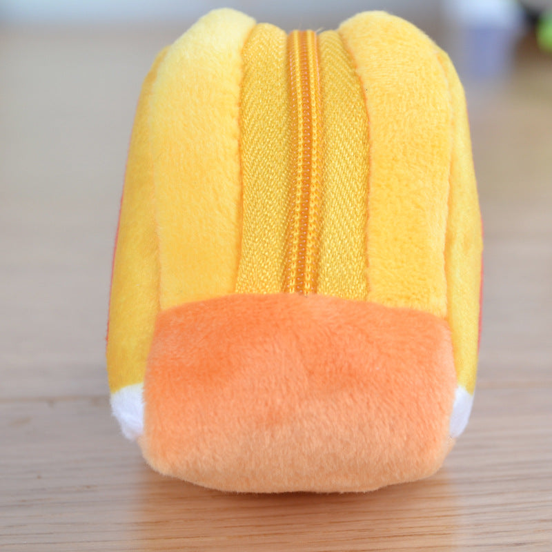 La journée des enfants Cadeau créatif peluche Triangle solide Fruit Zero Wallet Coin sac porte-clés