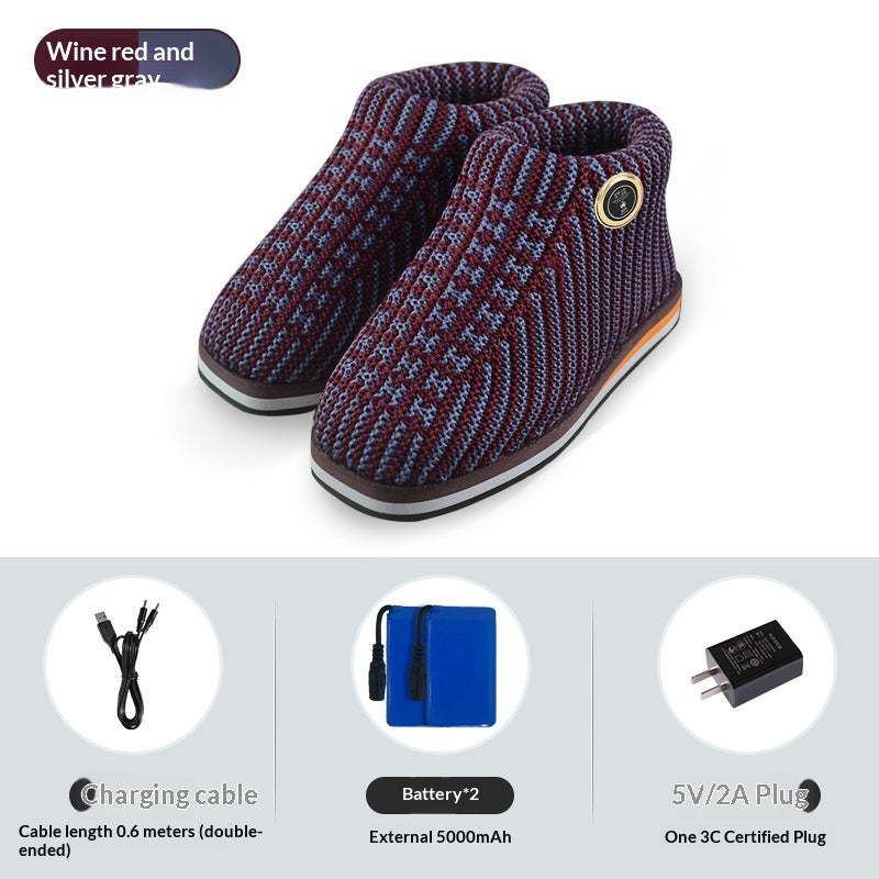 Chaussure de tricot à chaud électrique pour usage domestique