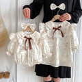 Vêtements pour bébés Robe de dentelle volante pour bébés
