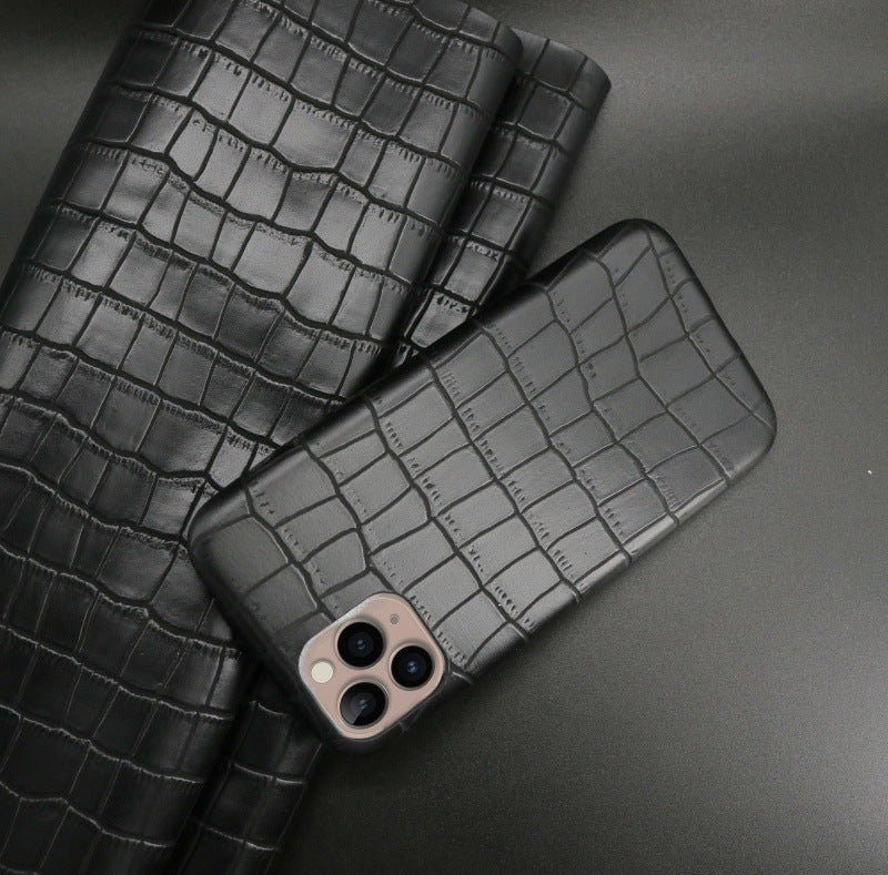 Ancien boîtier de téléphone en cuir imitation