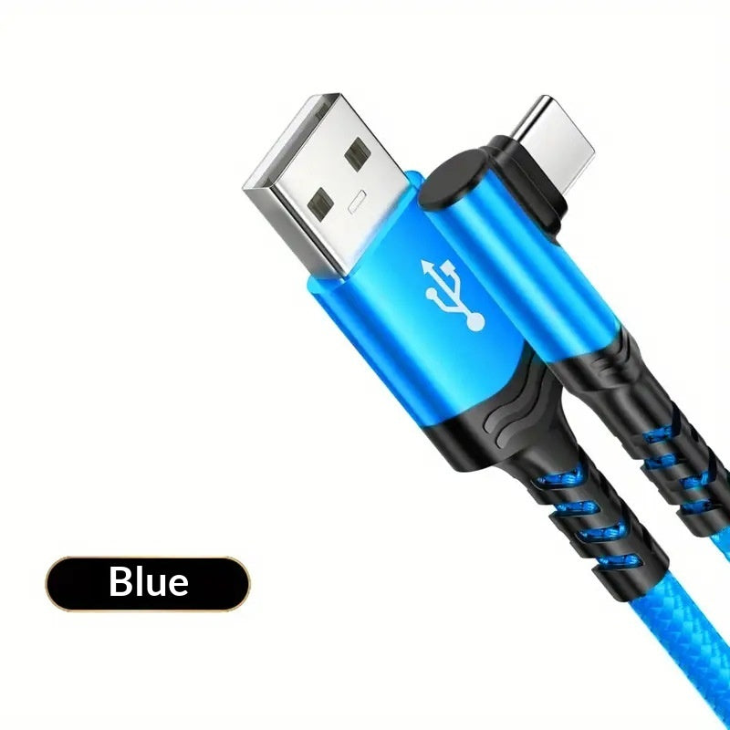 Câble de recharge du téléphone à tête de bent étendu