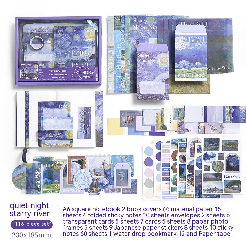 Coffret cadeau Retro Style Simple Artistic Plaid Noteboo