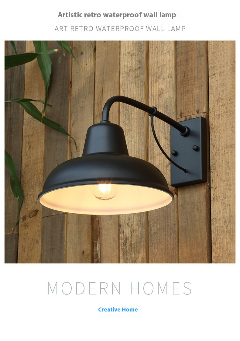 Lampe murale extérieure rétro LED