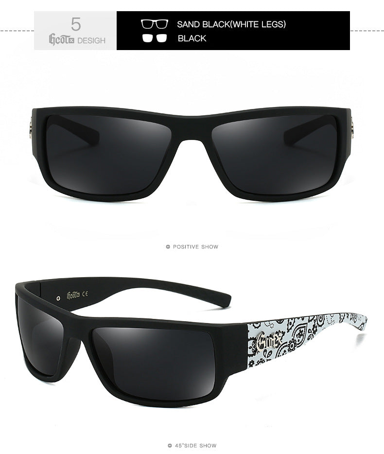 Lunettes de soleil Polarisées Hip-hop Fashion