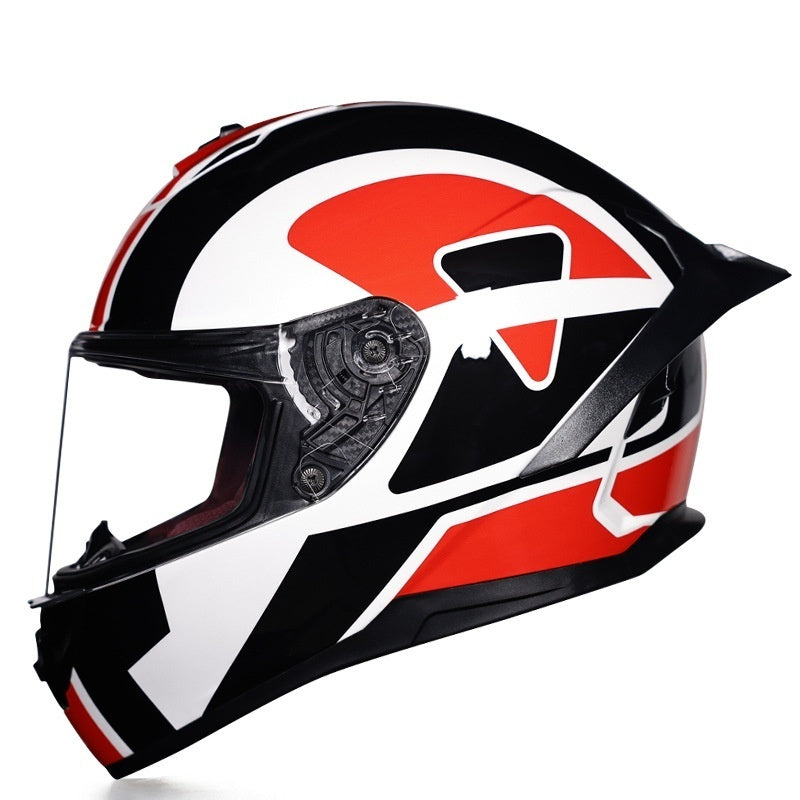 Casque de moto bébé garçon et fille été personnalité gros couple de queue