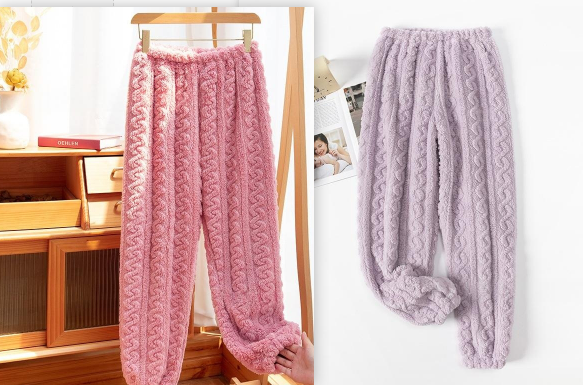 Pantalon de sommeil paresseux pour femmes Pantalon d'automne et d'hiver Pantalon de salon