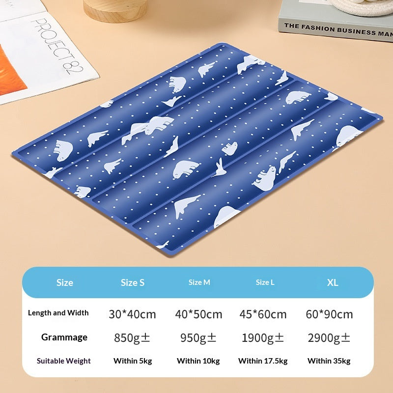 Coussin de gel de glace de refroidissement de chien