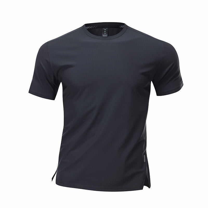 T-shirt en soie glacée à manches courtes pour hommes et femmes