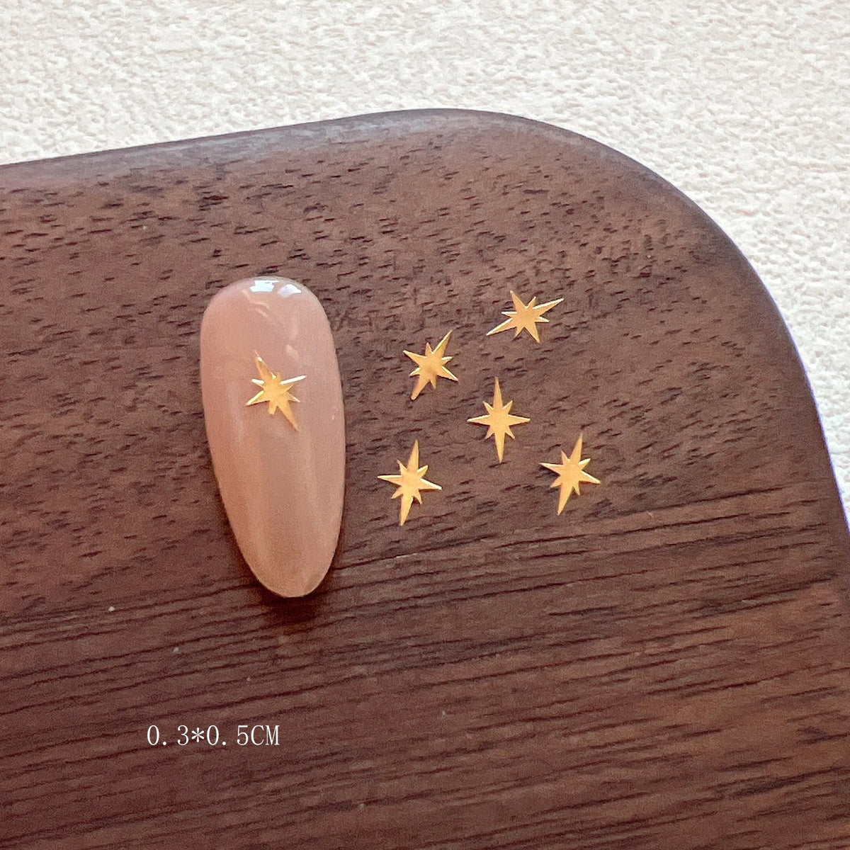 Flakes en métal d'art d'étoile d'or et d'argent