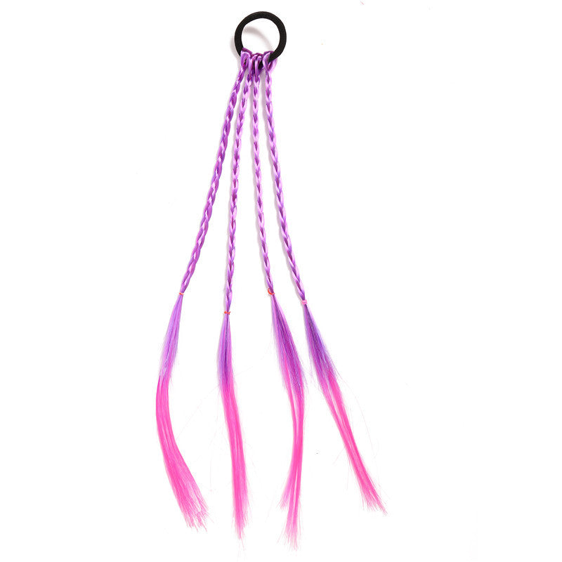 Série d'accessoires capillaires multicolores mignons et créatifs