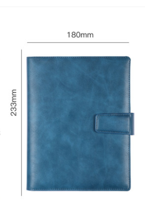 A5 boucle en cuir 6 trous clip portable