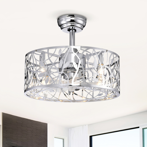 18'' Décor vers l'avant vers l'envers 5 lampes de plafond de lames