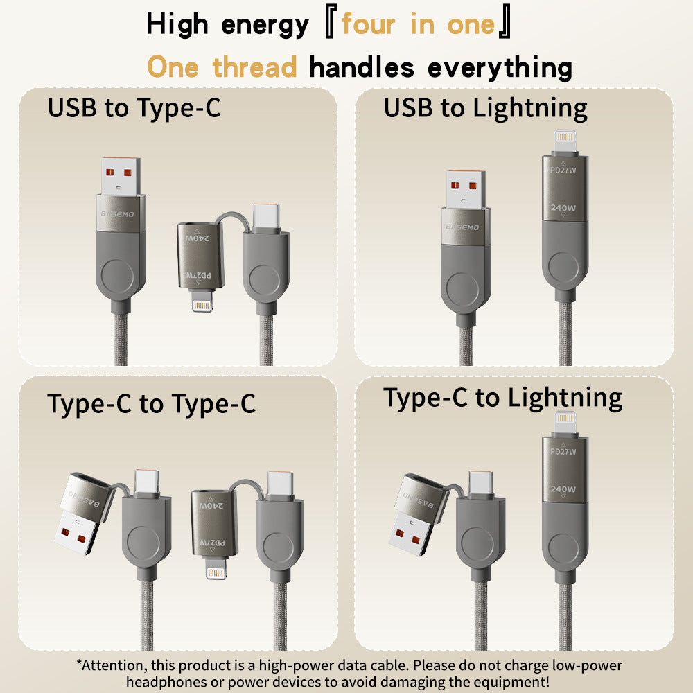 Câble de charge rapide PD 16 lignes