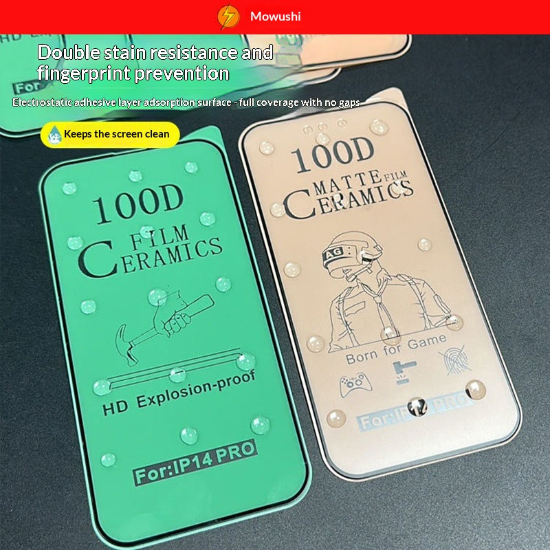 Film de protection souple plein écran pour téléphones avec revêtement en céramique diamant