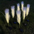 Solar Simulation Reed Floor Outlet pelouse jardin extérieur Pampas Grass Lampe