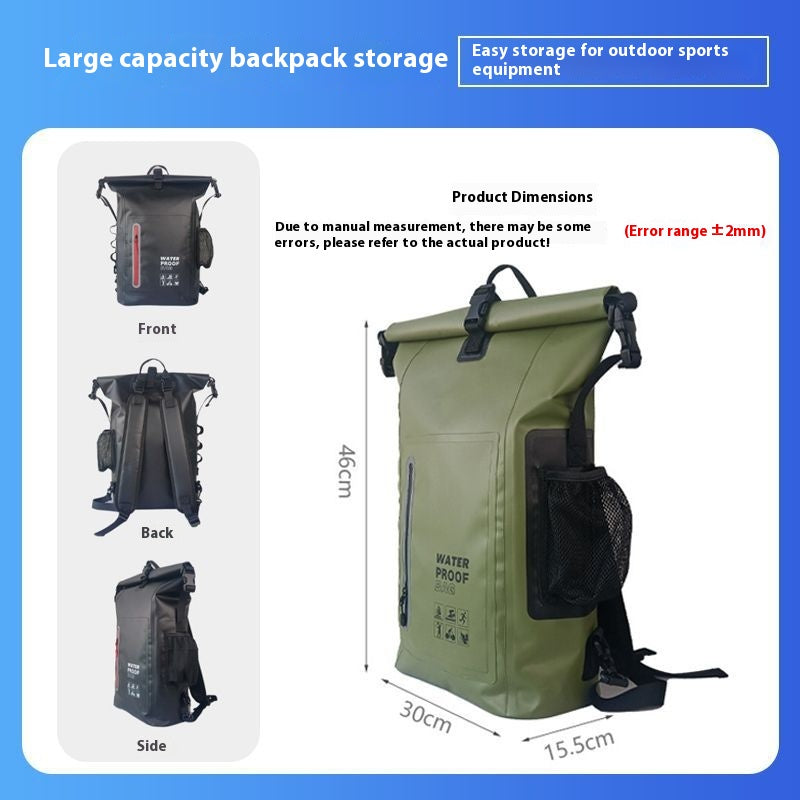 Sac à dos en PVC Outdoor Sports Waterproof Sac Mountainering Camping